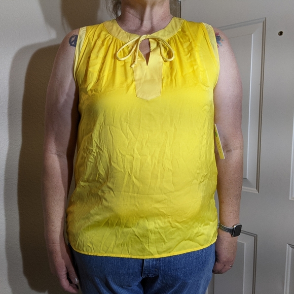 Stitch Fix Exclusive Tops - Stitch Fix XXL yellow top